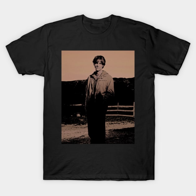 Jared Padalecki S1 Promo Beige Vintage T-Shirt by kaseysdesigns